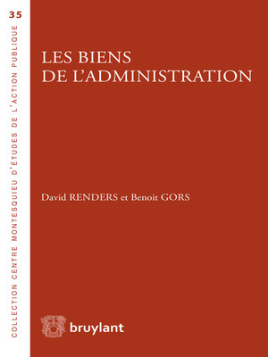 cover image of Les biens de l'administration